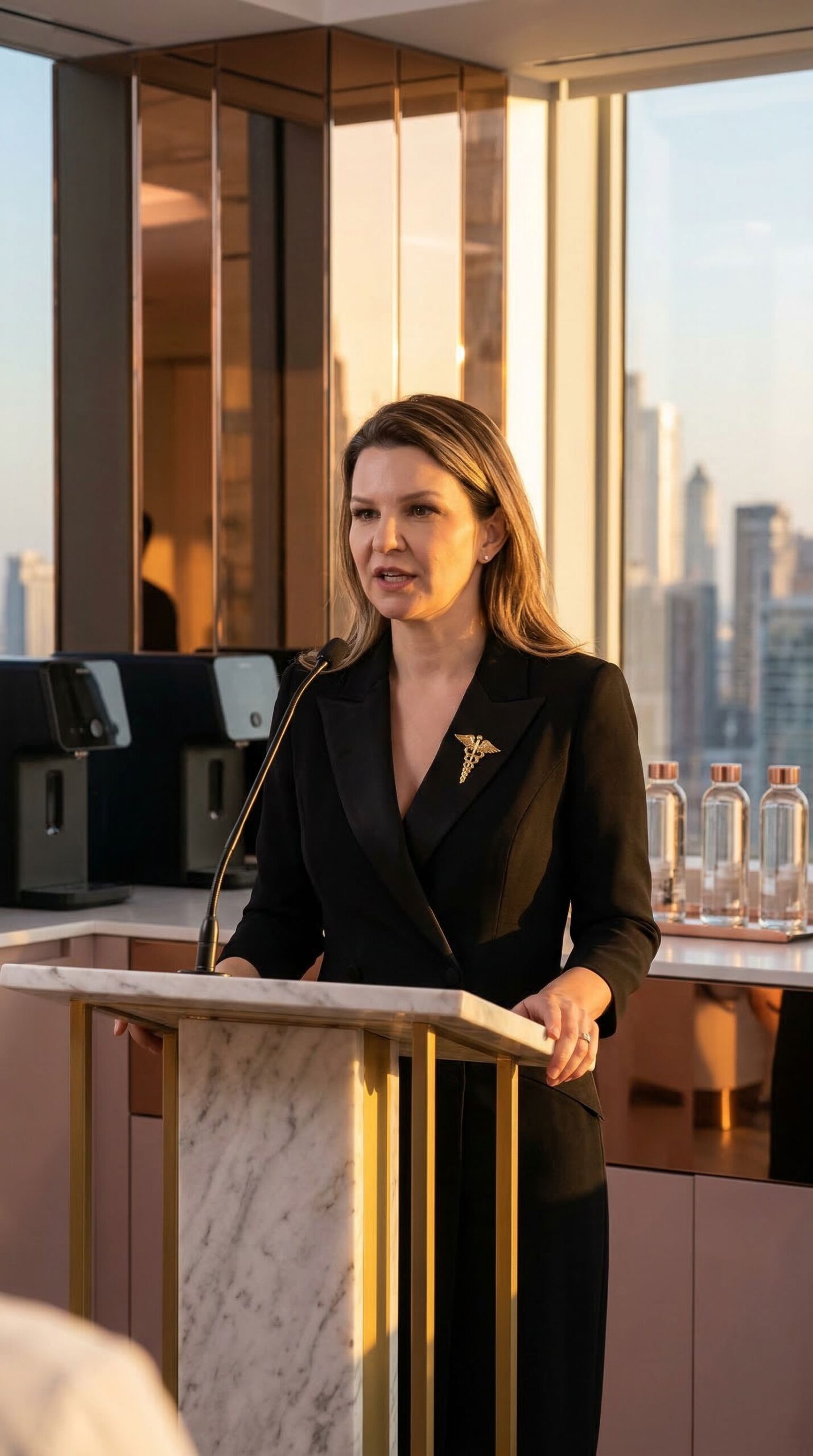 Medical illustration of the butterfly-shaped thyroid gland located in the human neck